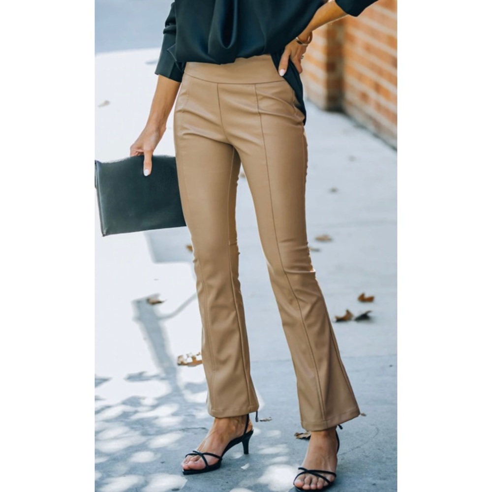 SOLD!!! NWT Vici Vegan Leather Flare Leg Pant XL